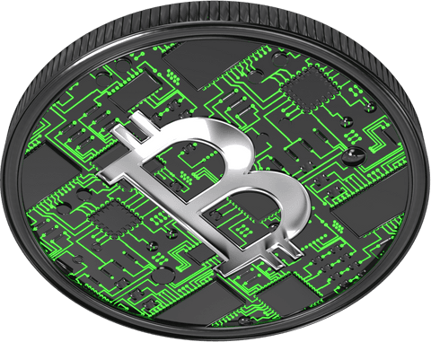 transparent digital black bitcoin illustration on circuit background - Download Free Stock Videos Pikwizard.com
