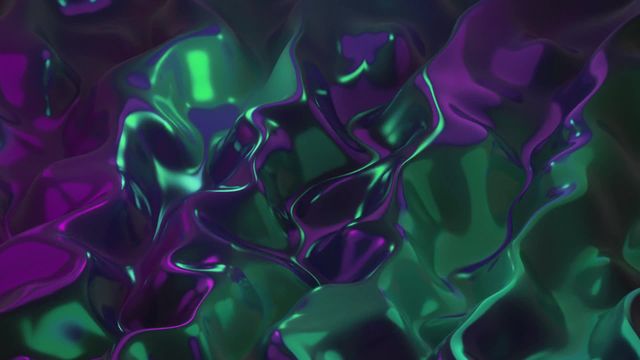 Vibrant 3D animation of fluid-like shapes in continuous motion. Perfect for backgrounds, visual effects, modern art projects, and digital presentations. Ideal for use in advertisements, websites, video content, and creative design.