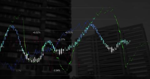Digital Forex Data Over City Skyline Visualizing Market Trends - Download Free Stock Images Pikwizard.com