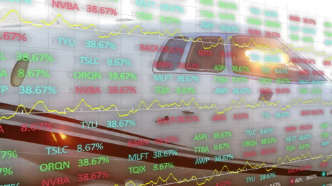 Abstract Concept of Aviation and Financial Dynamics
