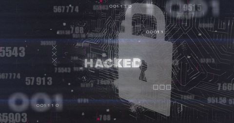 Digital security breach error message