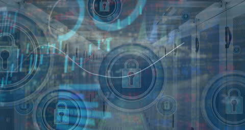 Stock Market Technology Interface in Server Room