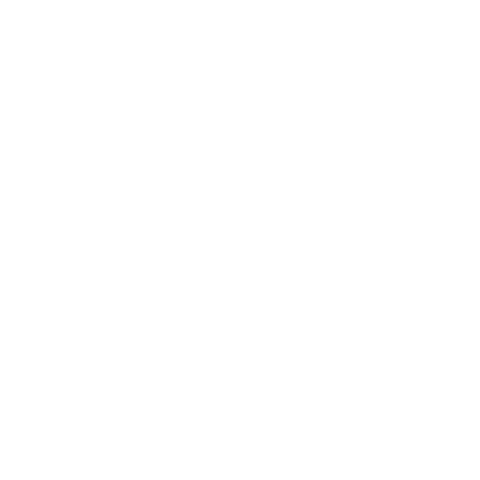 White silhouette of party balloon on transparent background