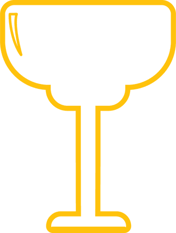 Yellow Glass Illustration on Transparent Background for Celebration - Download Free Stock Videos Pikwizard.com