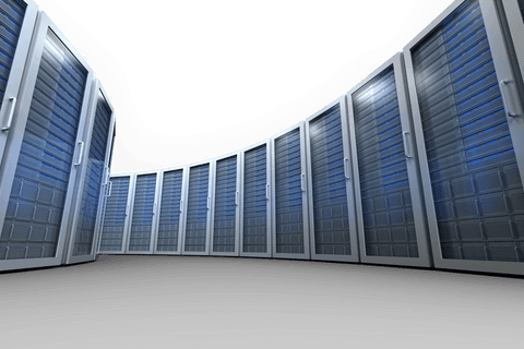 row of futuristic servers with transparent background - Download Free Stock Videos Pikwizard.com