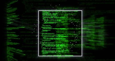 Digital data processing with vibrant cyber elements