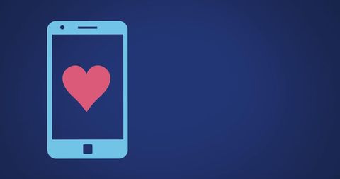 Heart Symbol on Smartphone Screen Pop Art - Download Free Stock Images Pikwizard.com