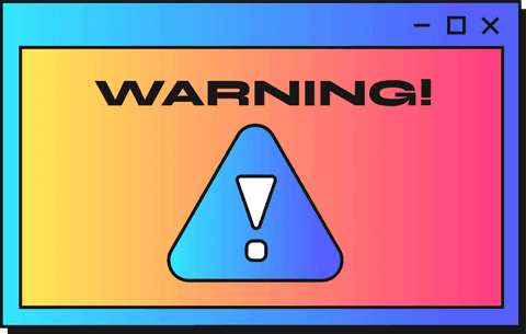 caution symbol in transparent alert window for technical ui warning - Download Free Stock Videos Pikwizard.com