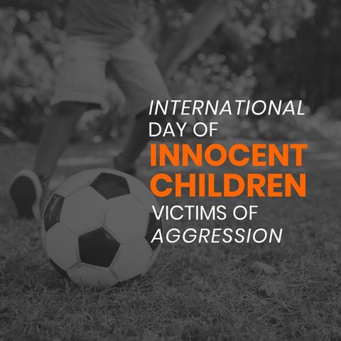 International Day of Innocent Children Victims of Aggression Concept Design - Download Free Stock Templates Pikwizard.com