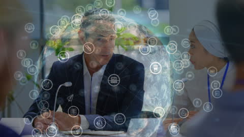 Global Business Communication with Futuristic Technology Interfaces