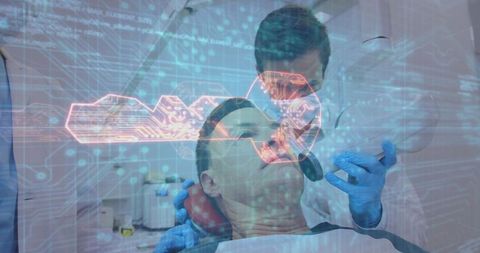 Innovative Dental Examination with Digital Overlay