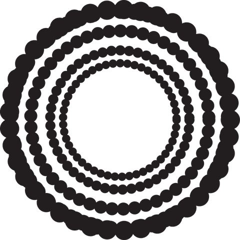 abstract black circles on transparent background - Download Free Stock Videos Pikwizard.com