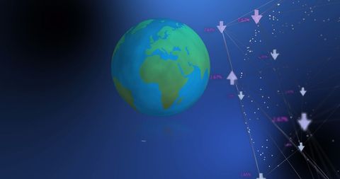 Global Connectivity with Data Network Concept - Download Free Stock Images Pikwizard.com