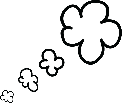 abstract cloud shapes in black silhouette on transparent background - Download Free Stock Videos Pikwizard.com