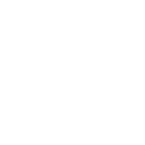 Merry Christmas Typography with Sleigh on Transparent Background