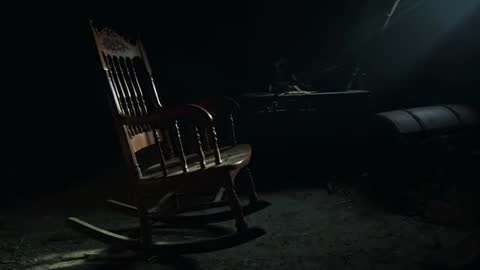 Atmospheric Light Casting Vintage Attic Scene