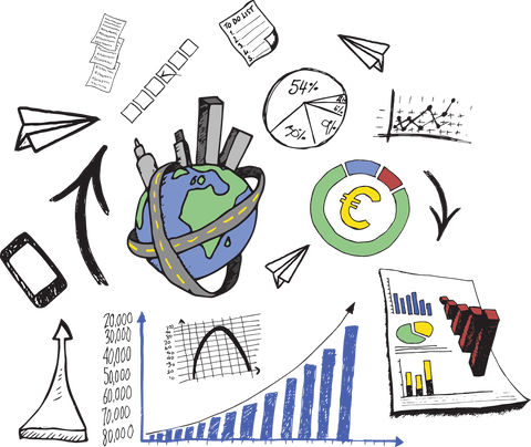 Hand-Drawn Business and Media Icons Vector on Transparent Background - Download Free Stock Videos Pikwizard.com