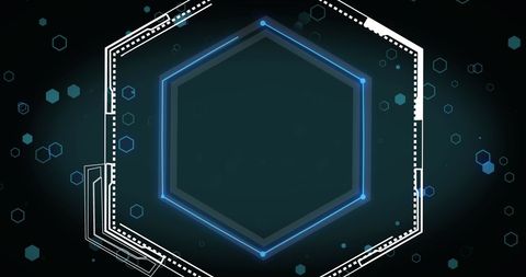 futuristic hexagonal digital interface concept - Download Free Stock Images Pikwizard.com