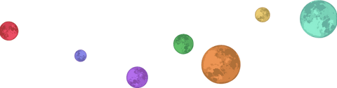 Transparent Style Floating Colorful Planets on Celestial Background - Download Free Stock Videos Pikwizard.com