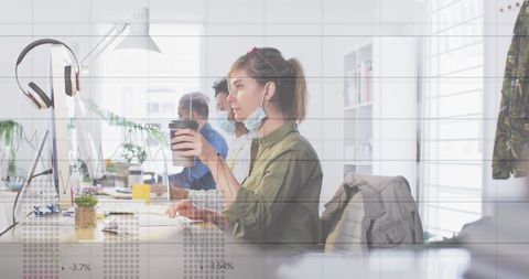 Office Productivity during COVID-19 Pandemic with Safety Precautions