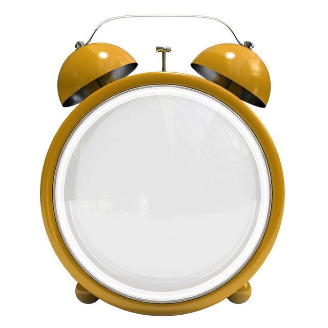 Empty Transparent Yellow Alarm Clock with Blank Dial - Download Free Stock Videos Pikwizard.com