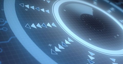 Futuristic Digital Interface with Targeting Elements - Download Free Stock Images Pikwizard.com
