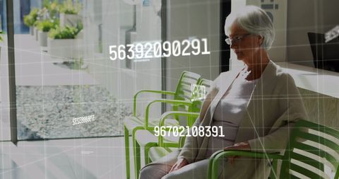 Technology Integration in Healthcare with Senior Woman