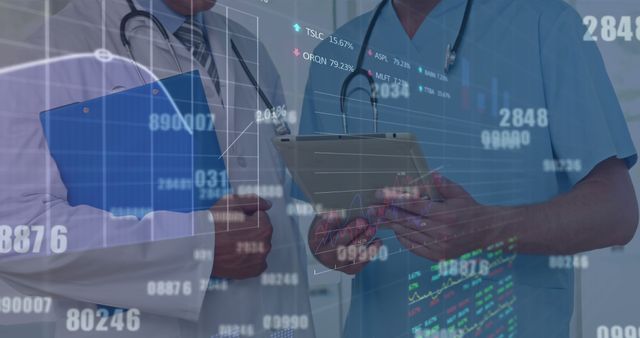 Medical Professionals Analyzing Healthcare Data with Growth Charts - Download Free Stock Images Pikwizard.com