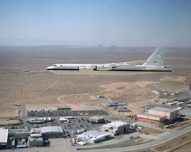 B-52H over Dryden Flight Research Center