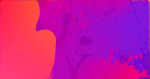 Vibrant abstract fluid art with colorful paint adornments