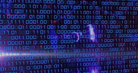 Digital Binary Code Background Cybersecurity Concept - Download Free Stock Images Pikwizard.com
