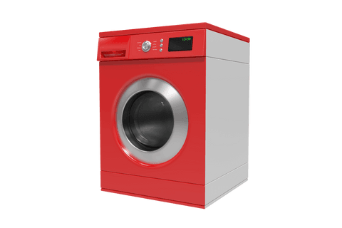 transparent 3d red washing machine with digital display - Download Free Stock Videos Pikwizard.com