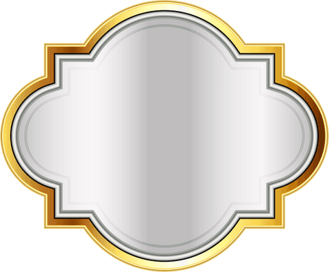 elegant gold and silver vintage frame on transparent background - Download Free Stock Videos Pikwizard.com