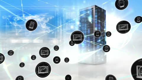 Futuristic Digital Network with Connected Server System