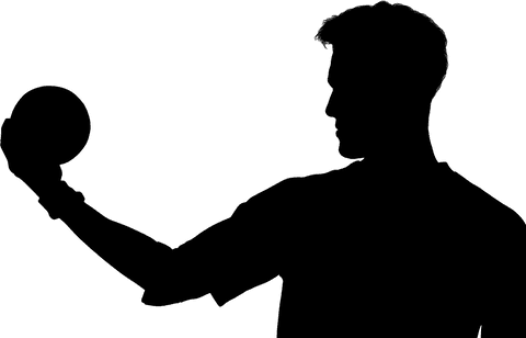 transparent silhouette of sportsman dribbling ball - Download Free Stock Videos Pikwizard.com