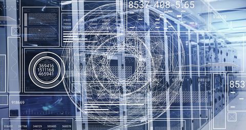 Digital Data Processor with Global Computing Concept - Download Free Stock Images Pikwizard.com