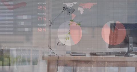 Digital Analysis in Modern Office Environment - Download Free Stock Images Pikwizard.com