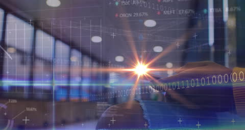 Digital Finance Concept with Smartphone Usage and Data