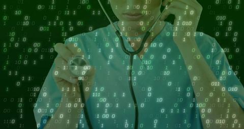 Futuristic healthcare and technology innovation concept