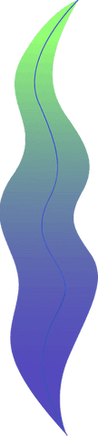 transparent abstract ribbon with green-blue gradient - Download Free Stock Videos Pikwizard.com