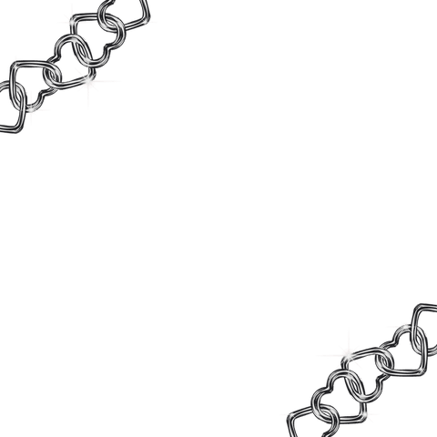 silver chain borders with sparkles on transparent background - Download Free Stock Videos Pikwizard.com