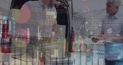 Blockchain-in-Night View: Delivery Efficiency with Data Analysis