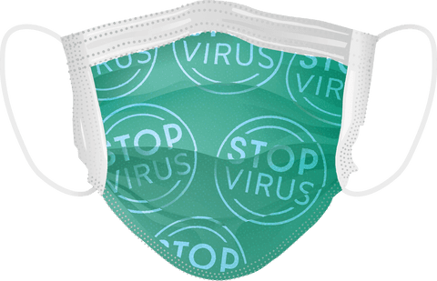transparent face mask with stop virus text for pandemic illustrations - Download Free Stock Videos Pikwizard.com