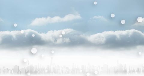 Cloud Technology Concept with Floating Binary Networks - Download Free Stock Images Pikwizard.com
