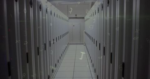 Cyber Security Breach with Padlock and Server Room Imagery - Download Free Stock Images Pikwizard.com