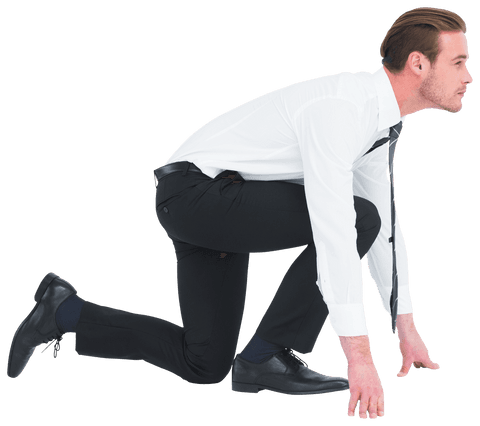 transparent businessman ready to launch - Download Free Stock Videos Pikwizard.com
