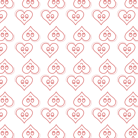 Transparent Heart Pattern Vector with Smiling Faces - Download Free Stock Videos Pikwizard.com
