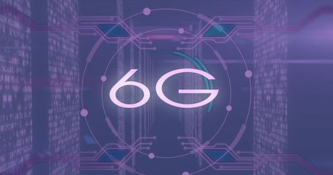 6G Technology Concept Background with Digital Connections - Download Free Stock Images Pikwizard.com