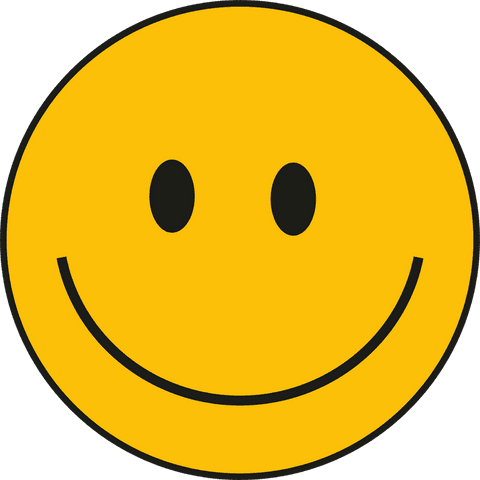 simple yellow smiley face icon on transparent background - Download Free Stock Videos Pikwizard.com