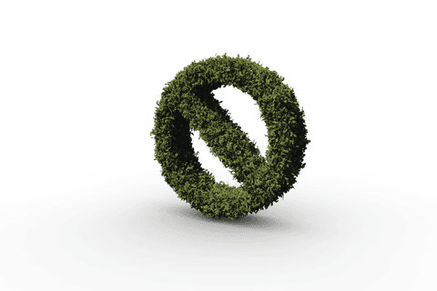 transparent grass-covered negation symbol isolated - Download Free Stock Videos Pikwizard.com
